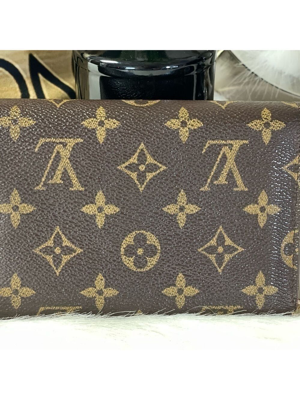 LOUIS VUITTON MONOGRAM PORTE TRESOR ETUI PAPIERS WALLET M61202 - Picture 4 of 15
